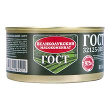 Свинина тушеная Великолукский Мясокомбинат ГОСТ 325 г
