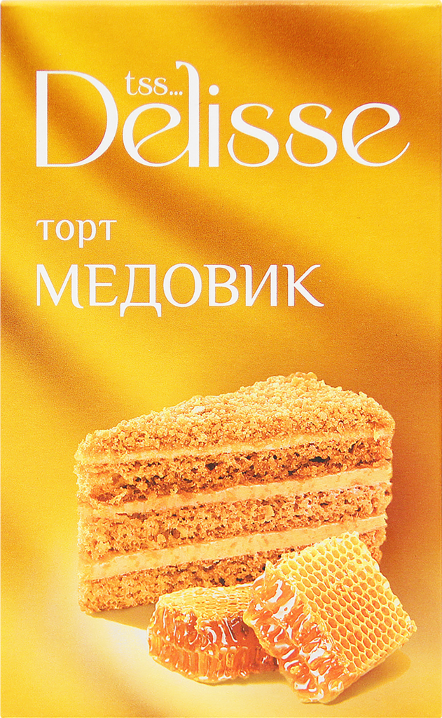 Торт DELISSE Медовик, 360г (Россия, 360 г)