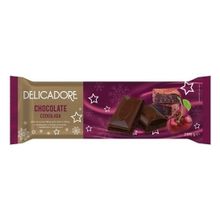 Шоколад Delicadore темный со вкусом брауни и вишневой начинкой 265 г