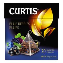 Чай черный Curtis Blue Berries Blues в пирамидках 1,8 г х 20 шт