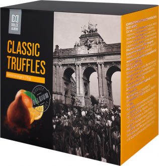 Конфеты DOLCE ALBERO Трюфели со вкусом апельсина, 175г (Бельгия, 175 г)