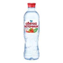 Вода ароматизированная питьевая Святой Источник со вкусом клубники негазированная 500 мл