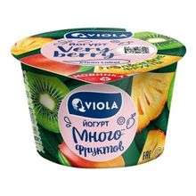 Йогурт Viola тропические фрукты 2,6% 180 г