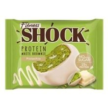 Печенье FitnesShock Брауни белый шоколад и фисташка 50 г