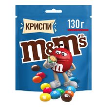Драже M&M's Криспи с хрустящим центром 130 г