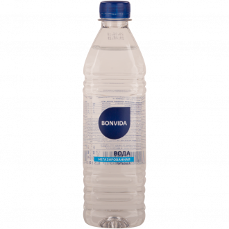 Вода питьевая BONVIDA артезианская 1-й категории негазированная, 0.5л (Россия, 0.5 L)