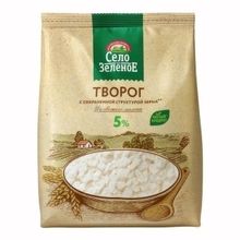 Творог зерненый Село Зеленое Традиция 5% БЗМЖ 500 г