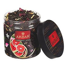 Чай черный Akbar грейпфрут и арбуз листовой 100 г