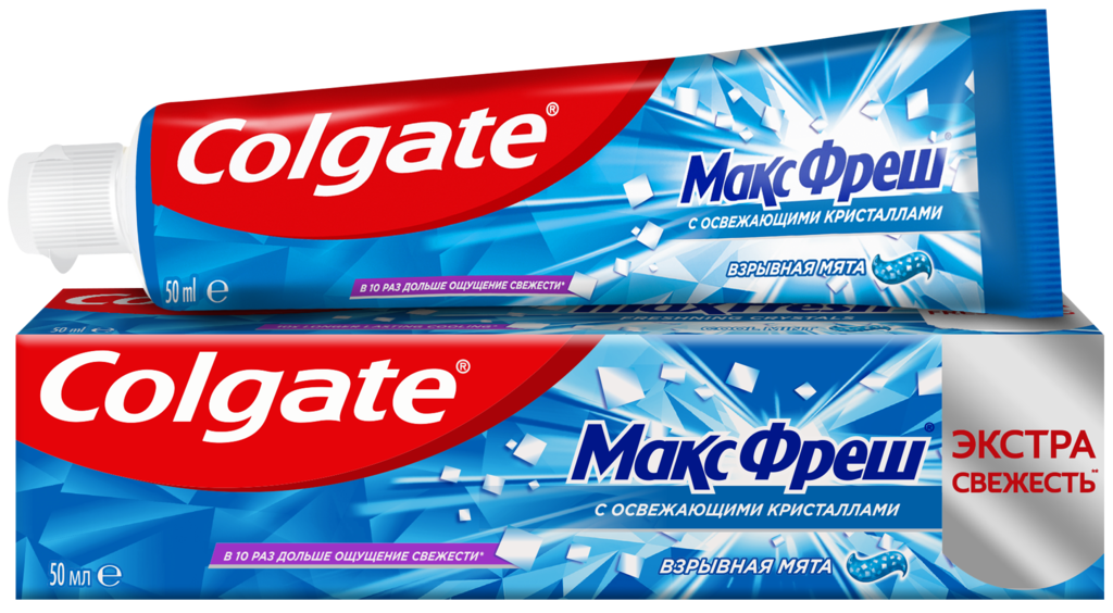 Зубная паста COLGATE Макс Фреш Взрывная мята, 50мл (Китай, 50 мл)