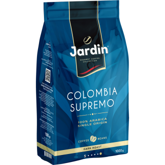 Кофе зерновой JARDIN Colombia Supremo, 1кг (Россия, 1000 г)