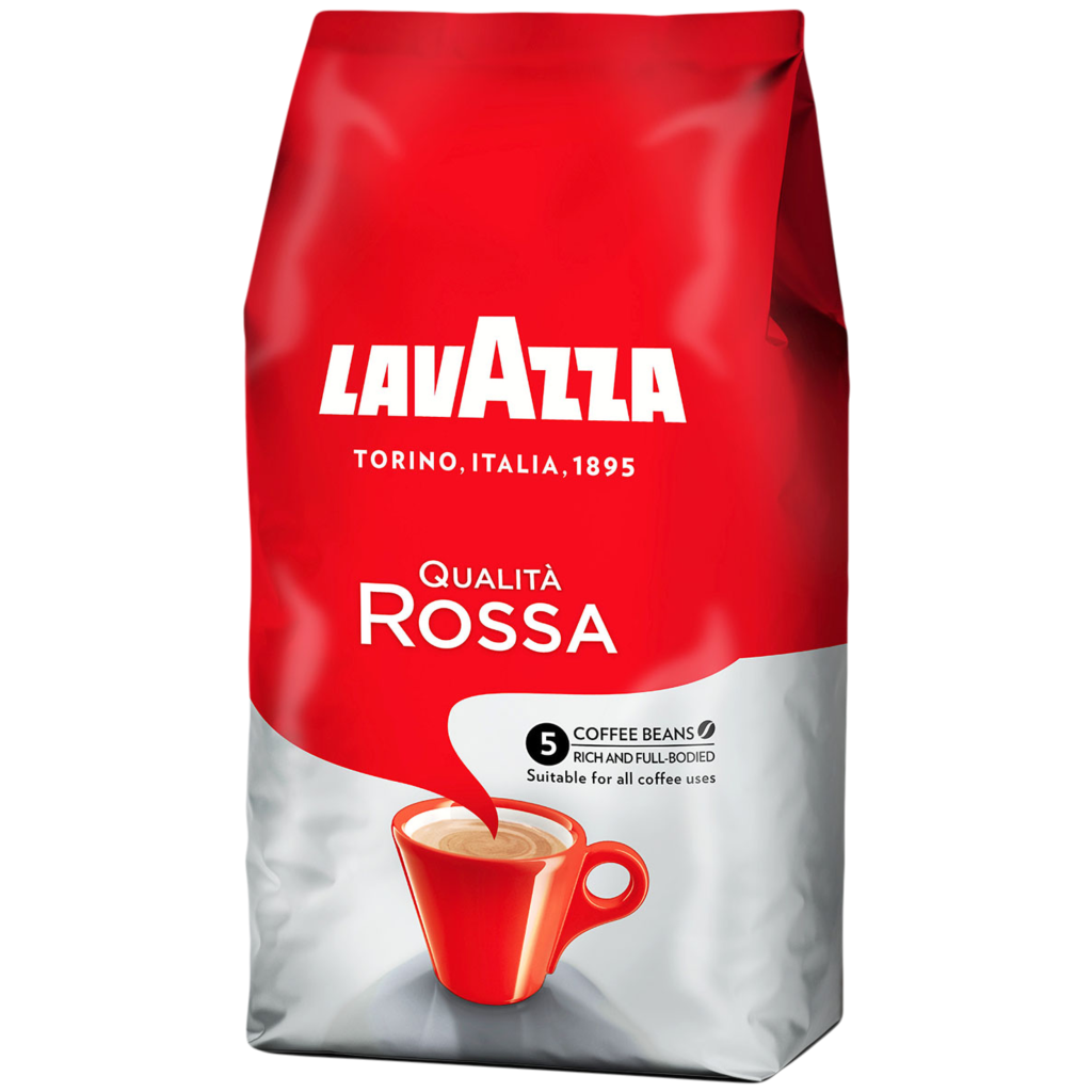 Кофе зерновой LAVAZZA Qualita Rossa натуральный жареный, 1кг (Италия, 1 кг)