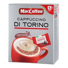 Кофейный напиток MacCoffee Cappuccino di Torino с шоколадной крошкой 25,5 г x 5 шт