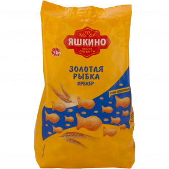 Крекер ЯШКИНО Золотая рыбка, 350г (Россия, 350 г)