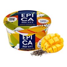 Йогурт Epica с манго и семенами чиа 5% 130 г