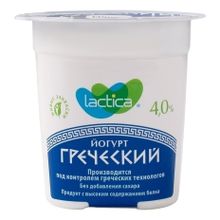 Йогурт Lactica Греческий 4% БЗМЖ 120 г
