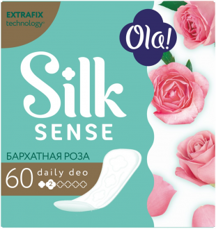 Прокладки ежедневные OLA! Silk Sense Daily Deo Бархатная роза, 60шт (Россия, 60 шт)