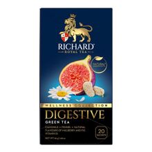 Чай зеленый Richard Digestive листовой в пакетиках 1,5 г x 20 шт