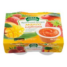Десерт Сила Традиции клубнично-манговый 100 г х 4 шт
