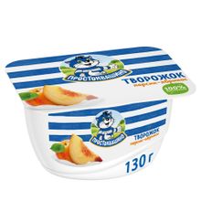 Творожок Простоквашино персик-абрикос 3,6% БЗМЖ 130 г