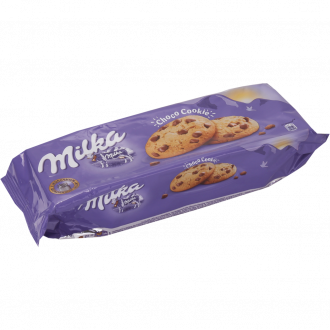 Печенье MILKA Choco Cookie с кусочками шоколада, 168г (Польша, 168 г)