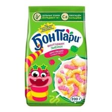 Змейки Бон Пари Фруттифан кукурузно-рисовые 200 г