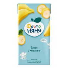 Нектар детский ФрутоНяня банан стерилизованный с мякотью с 3 лет 500 мл