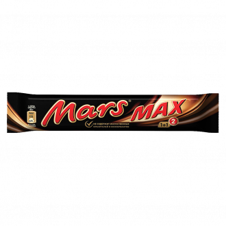 Батончик шоколадный MARS Max с нугой и карамелью, 81г (Россия, 81 г)
