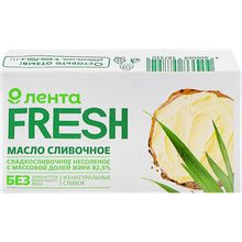 Сладкосливочное масло Лента Fresh 82,5% БЗМЖ 100 г