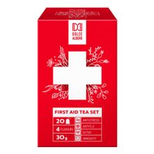 Чай черный Dolce Albero First Aid Set лемонграсс-имбирь-лаванда в пакетиках 1,5 г х 20 шт
