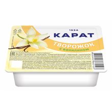 Творожок Карат сливочный термизированный ваниль 10% 230 г