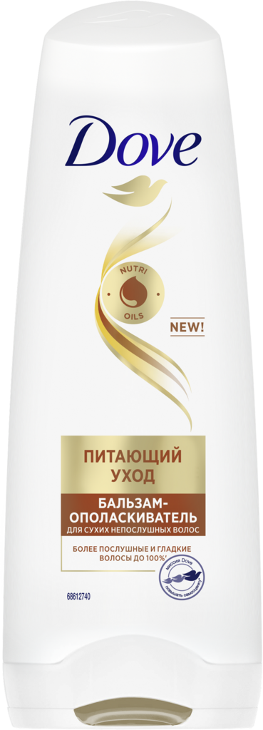 Бальзам-ополаскиватель для волос DOVE Hair therapy Питающий уход, 200мл (Россия, 200 мл)