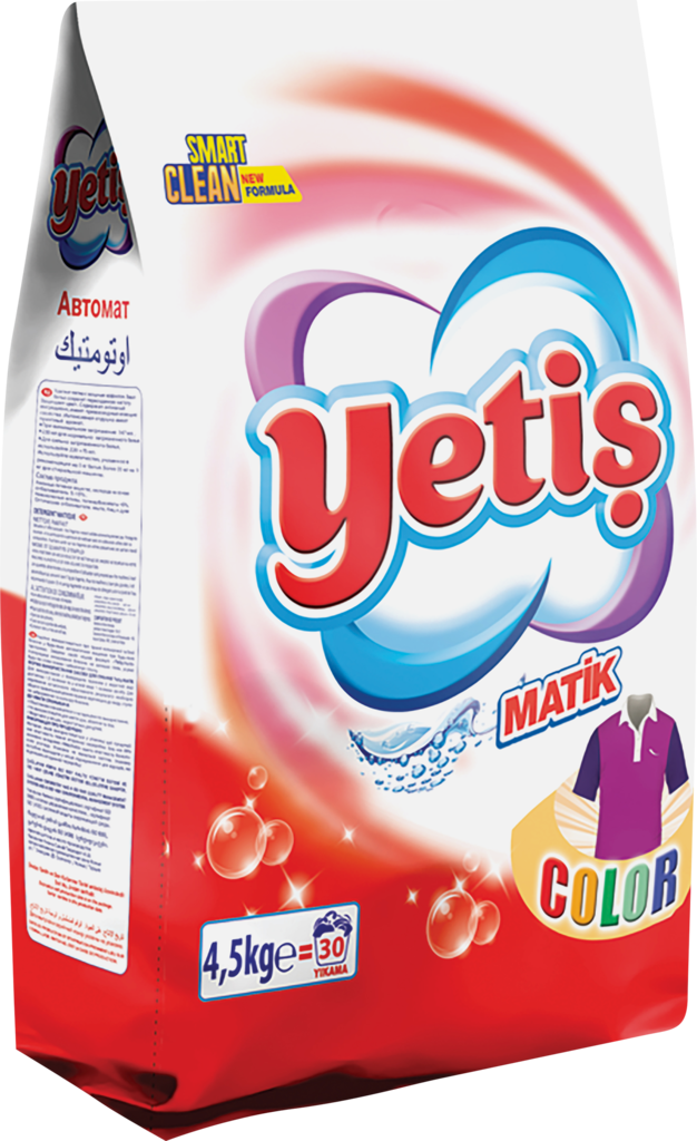 Стиральный порошок YETIS Color, 4,5кг (Турция, 4,5 кг)