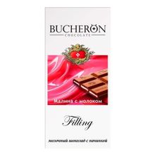 Шоколад Bucheron Filling молочный малина-молоко 85 г