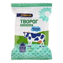 Творог мягкий Лента обезжиренный БЗМЖ 180 г