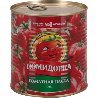 Паста томатная ПОМИДОРКА, 770г (Россия, 770 г)