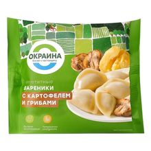 Вареники Окраина С картофелем и грибами по домашнему рецепту 500 г