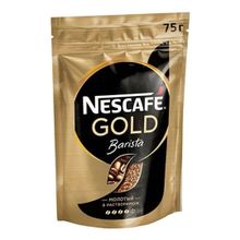 Кофе Нескафé Gold Barista растворимый с добавлением молотого 75 г