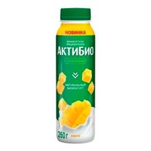 Йогурт питьевой Актибио манго 1,5% 260 г