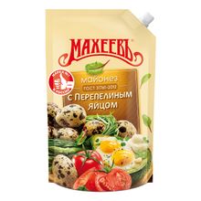 Майонез Махеевъ с перепелиным яйцом 50,5% 760 г