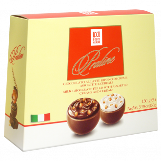 Набор конфет DOLCE ALBERO из молочного шоколада с мягкими начинками, 150г (Италия, 150 г)