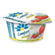 Йогурт Parmalat Comfort клубника-шиповник 3% БЗМЖ 130 г