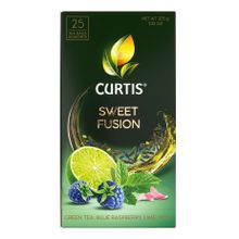 Чай зеленый Curtis Sweet Fusion арома в пакетиках 1,5 г х 25 шт