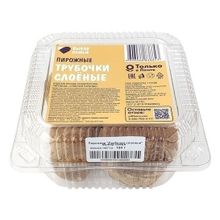 Пирожные Выбор Семьи Трубочки слоеные 120 г