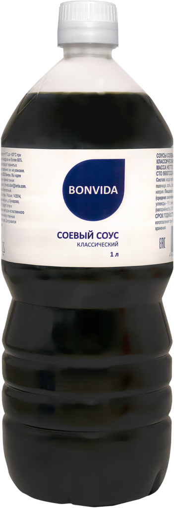 Соус соевый BONVIDA Классический, 1000мл (Россия, 1000 мл)