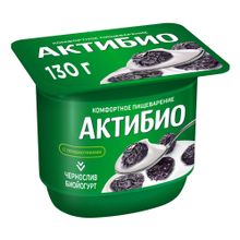 Йогурт Актибио чернослив 2,9% БЗМЖ 130 г