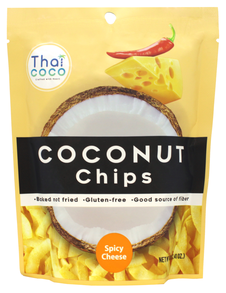 Чипсы кокосовые THAI COCO со вкусом сыра, 40г (Таиланд, 40 г)