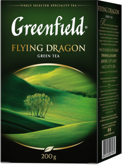 Чай зеленый GREENFIELD Flying Dragon листовой, 200г (Россия, 200 г)