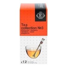 Чай черный In-Stick Top choice Ассорти 3 апельсин-миндаль-трюфель-какао-амаретто в пакетиках 2 г х 12 шт