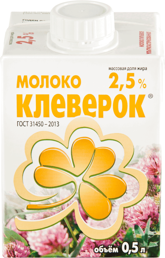 Молоко ультрапастеризованное МЗ ПИСКАРЕВСКИЙ 2,5%, без змж, 500мл (Россия, 500 мл)