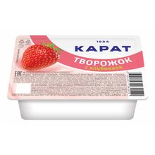 Творожок Карат с клубникой 9% БЗМЖ 230 г